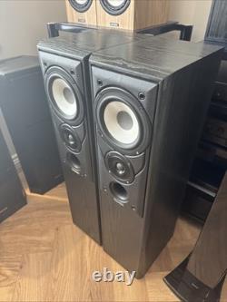 Mission 702e Floor-Standing Speakers Vintage Hifi Black Ash YORK