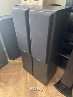 Mission 702e Floor-Standing Speakers Vintage Hifi Black Ash YORK