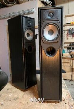 Mission 733 2-way Floor Standing Speakers. Upgraded crossovers
