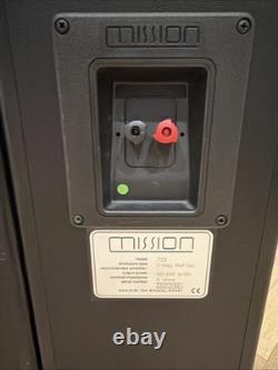 Mission 733 Floor Standing Tower Speakers Hifi Immaculate 2 Way YORK