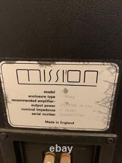 Mission 752 Floorstanding Speakers Rosewood Good Condition