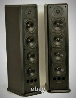 Mission 753 Award Winning Floor Standing Hifi Speakers In Black Ash & Spike Feet