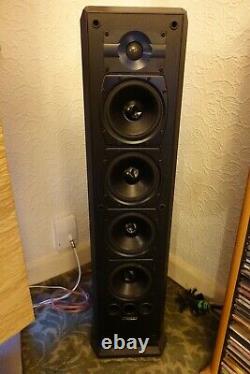 Mission 753 Award Winning Floor Standing Hifi Speakers In Black Ash & Spike Feet