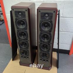 Mission 753 Speakers Pair Floorstanding Vintage Hifi Loudspeakers Rosewood