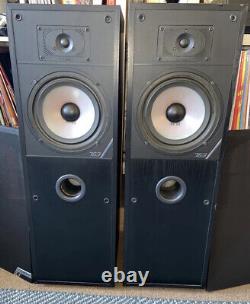 Mission 763 Stereo Floor Standing Speakers Used Full Working Order