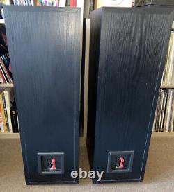 Mission 763 Stereo Floor Standing Speakers Used Full Working Order