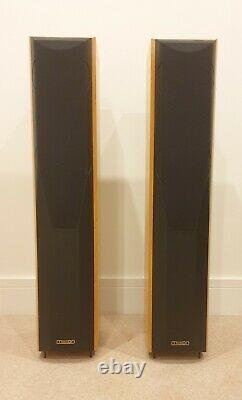 Mission 773 Floor Standing Speakers Pair Cherry Wood Finish