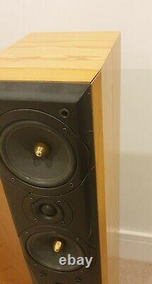 Mission 773 Floor Standing Speakers Pair Cherry Wood Finish