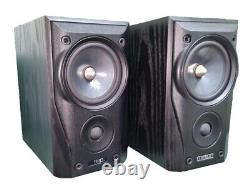 Mission 780 MK. 2 Stereo pair Bookshelf Speakers Black Ash finish Bi-Wireable No1