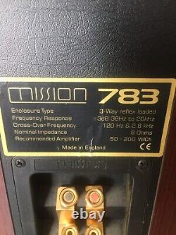 Mission 783 Classic Floorstanding Speakers Rosewood