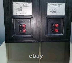 Mission Cyrus 780 Bi-Wireable Stereo Bookshelf Speakers in Black Ash finish No. 1