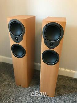 Mission M34 Floor Standing Tower Speakers 8 Ohms Audiophile HiFi Home Cinema VGC