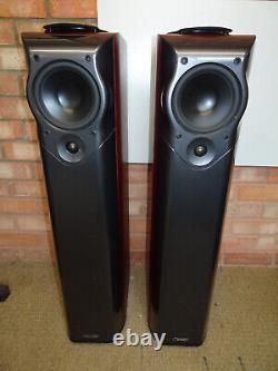 Mission M52 Floor Standing Speakes Rosewood Fully Working & Great Sound