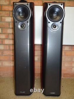 Mission M52 Floor Standing Speakes Rosewood Fully Working & Great Sound