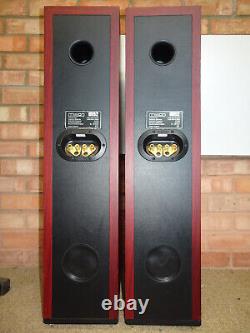 Mission M52 Floor Standing Speakes Rosewood Fully Working & Great Sound