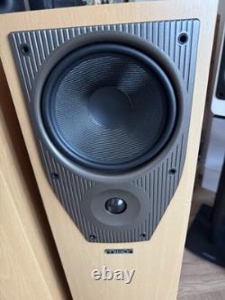 Mission M73i Floor standing Speakers Vintage HIFi Tested Beech Bi-wire YORK