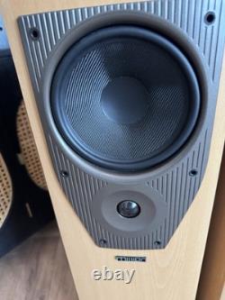 Mission M73i Floor standing Speakers Vintage HIFi Tested Beech Bi-wire YORK