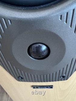 Mission M73i Floor standing Speakers Vintage HIFi Tested Beech Bi-wire YORK