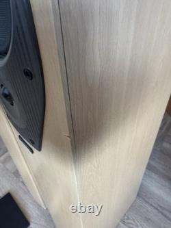 Mission M73i Floor standing Speakers Vintage HIFi Tested Beech Bi-wire YORK