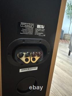 Mission M73i Floor standing Speakers Vintage HIFi Tested Beech Bi-wire YORK