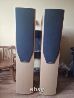 Mission M74 Beech Effect Floorstanding Speakers 150 Watts