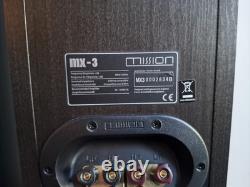 Mission MX-3 Floorstanding Speakers Black Pair HiFi Movie Home Cinema Gaming
