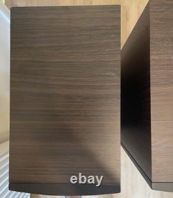 Mission MX-4 Floor Standing Speakers Dark Walnut Pair, one speaker tweeter fault