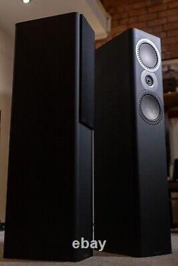 Mission QX-3 MKII Speakers Pair Matte Black Floorstanding Loudspeakers