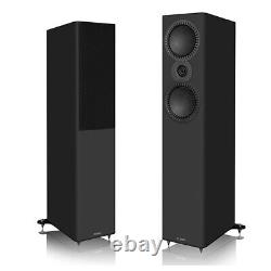 Mission QX-4 MKII Speakers Matte Black Floorstanding Loudspeakers Tower