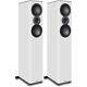 Mission QX-4 MKII Speakers Matte White Floorstanding Loudspeakers Tower