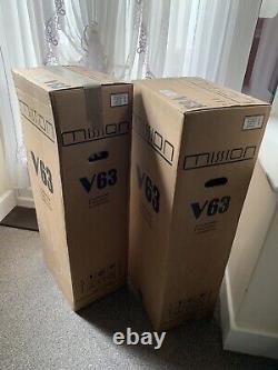 Mission V63 Floorstanding speakers Boxed Excellent Condition