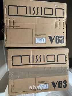 Mission V63 Floorstanding speakers Boxed Excellent Condition