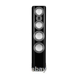 Mission ZX-5 Speakers Pair Black Floorstanding 3 Way Loudspeakers Tall