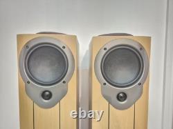 Mission m33i Floorstanding Speakers Fully Working See Terminal Note Beech