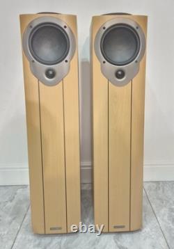Mission m33i Floorstanding Speakers Fully Working See Terminal Note Beech
