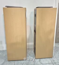 Mission m33i Floorstanding Speakers Fully Working See Terminal Note Beech
