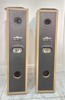 Mission m33i Floorstanding Speakers Fully Working See Terminal Note Beech