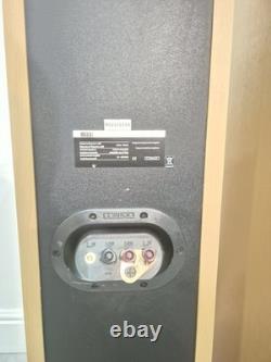 Mission m33i Floorstanding Speakers Fully Working See Terminal Note Beech