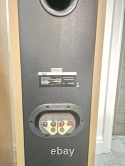 Mission m33i Floorstanding Speakers Fully Working See Terminal Note Beech