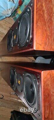 Monitor Audio 3 Speakers Floorstanding Rosewood. With cables