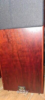 Monitor Audio 3 Speakers Floorstanding Rosewood. With cables