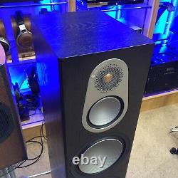 Monitor Audio 500 Silver Black Oak floor standing speakers Pre-Owned