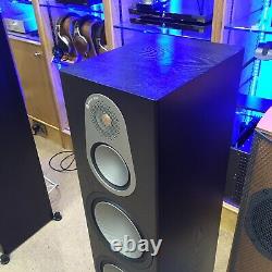 Monitor Audio 500 Silver Black Oak floor standing speakers Pre-Owned