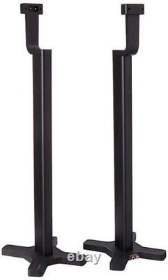 Monitor Audio A10 Compatible Pair of Black Floor Speaker Stands
