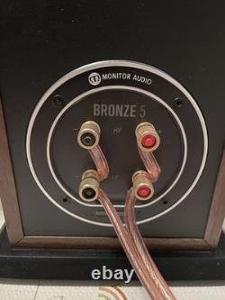 Monitor Audio Bronze 5 Floor Standing Speakers Brown
