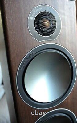 Monitor Audio Bronze 6 Floorstanding Loudspeakers In Walnut Matching Pair