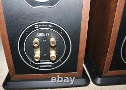 Monitor Audio Bronze 6 Floorstanding Loudspeakers In Walnut Matching Pair