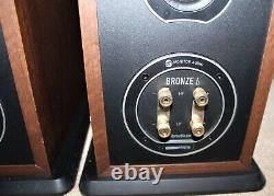 Monitor Audio Bronze 6 Floorstanding Loudspeakers In Walnut Matching Pair