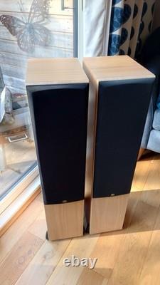 Monitor Audio Bronze B4 Floorstanding Speakers Pair Light Wood