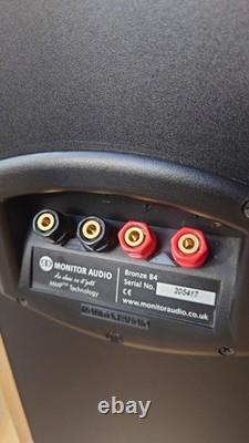 Monitor Audio Bronze B4 Floorstanding Speakers Pair Light Wood